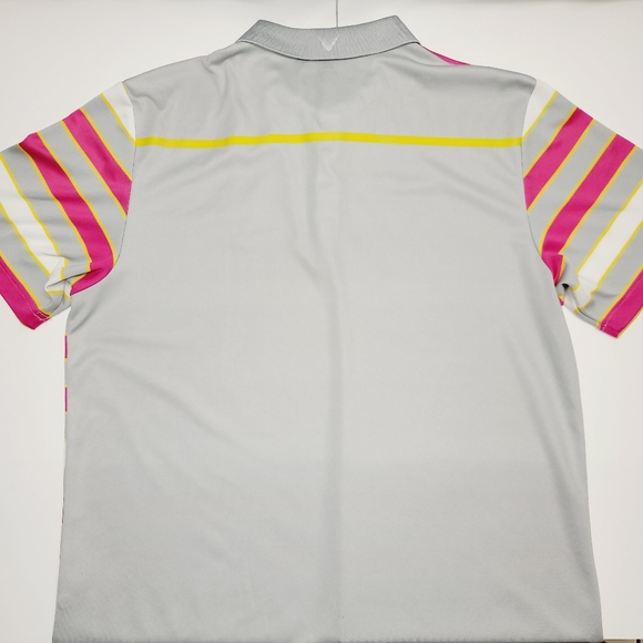 Callaway Polo Disney Mickey Mouse Pink Striped Embroidered size Large - Picture 10 of 14